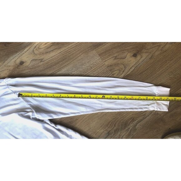 32 DEGREES- MENS WHITE LONG SLEEVE CREW NECK PULLOVER WARM SHIRT SIZE LARGE - Picture 4 of 6